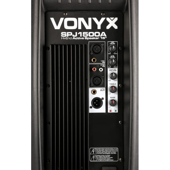 Vonyx SPJ-1500A Altavoz Activo de 15" 800W
