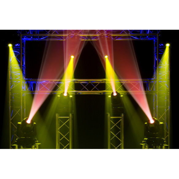 Beamz IGNITE180S Cabeza Movil Spot LED, Potente Led Blanco de 180 W