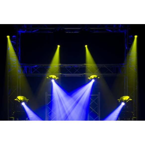 Beamz IGNITE180S Cabeza Movil Spot LED, Potente Led Blanco de 180 W