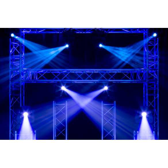 Beamz IGNITE180 Cabeza Movil Spot LED 2pcs en Flightcase