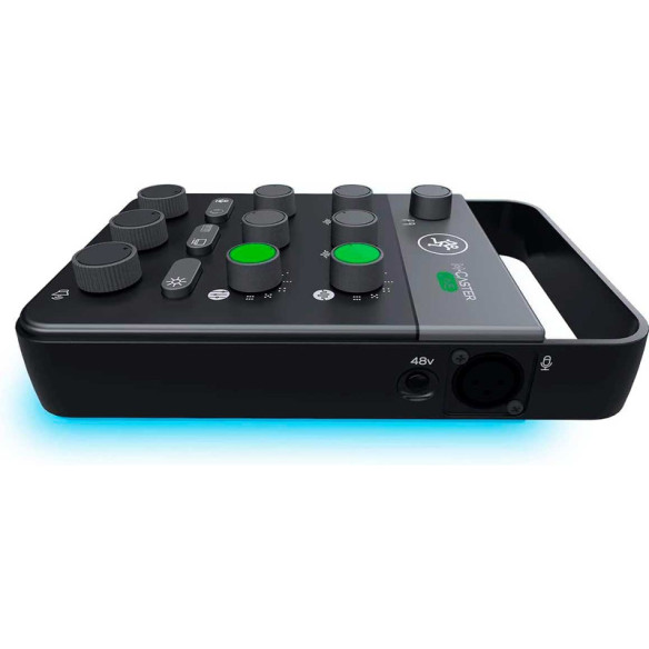 Mezclador Mackie para Streaming M Caster Live, diseñado específicamente para su uso con móviles, tablets y cámaras.