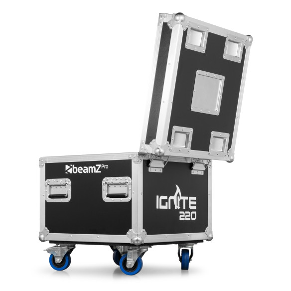 IGNITE220 Set Cabeza Móvil Spot 220W. 2 Piezas + Flightcase,Zoom
