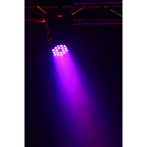 BeamZ MHL108MK3 Cabeza Móvil Wash 18x 3W RGB 11 canales DMX