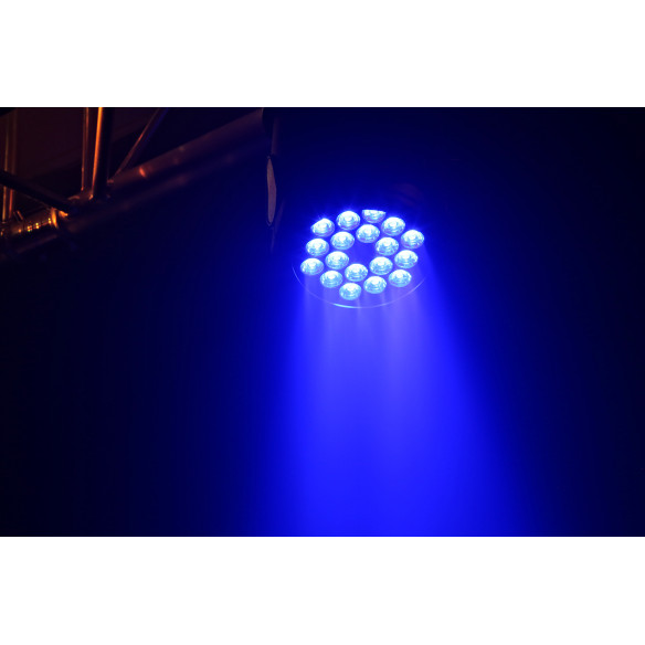 BeamZ MHL108MK3 Cabeza Móvil Wash 18x 3W RGB 11 canales DMX