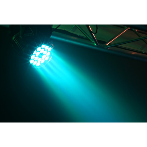 BeamZ MHL108MK3 Cabeza Móvil Wash 18x 3W RGB 11 canales DMX