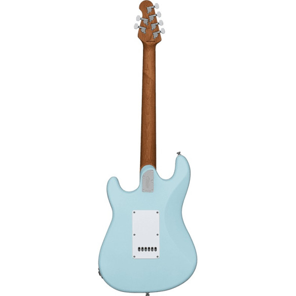 comprar Guitarra Eléctrica STERLING by MUSICMAN CUTLASS CT50 HSS M/M TREMOLO, Tipo Strato, en color Daphne Blue Satin.