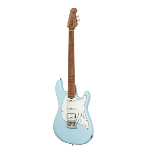 comprar Guitarra Eléctrica STERLING by MUSICMAN CUTLASS CT50 HSS M/M TREMOLO, Tipo Strato, en color Daphne Blue Satin.