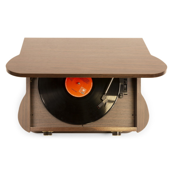 Fenton MEMPHIS Giradiscos, Lector CD, Lector Cassette, Sintonizador ,Bluetooth y USB. Madera oscura