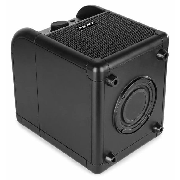 Conjunto Karaoke Negro con luces LED Fenton SBS50B-PLUS,