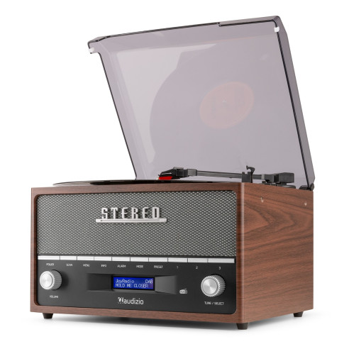 Audizio FRISCO Tocadiscos, DAB  Radio, USB y altavoces