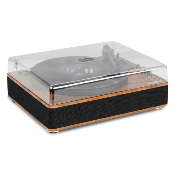 Fenton RP162D Giradiscos con bluetooth, madera oscura