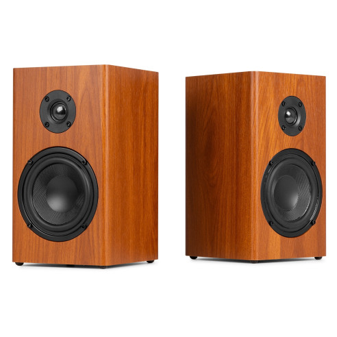 Audizio RP337W Tocadiscos Vintage con altavoces BT inalámbricos, en madera
