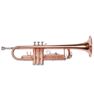 Taylor Collins TCTR-01RB Trompeta Lacada rosa en Sib