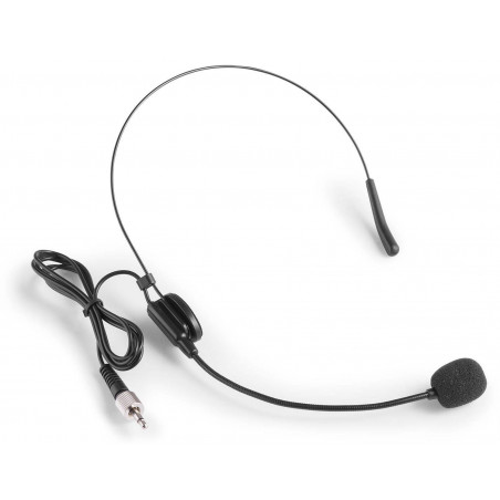 Micrófono inalambrico VONYX WM82C Digital UHF de 2 canales con micro de Mano y petraca con Headset y Levalier.