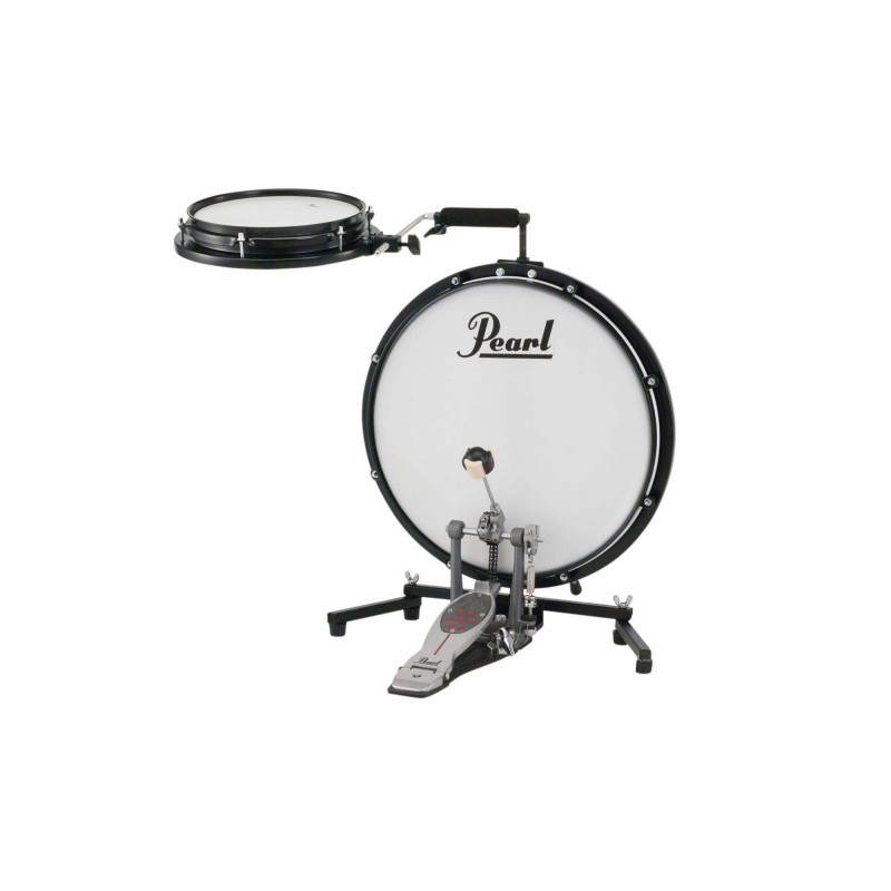 Bateria Pearl Compact Traveler Kit PCTK-1810, una bateria ultra-compacta con bombo de 18" y caja de 10".
