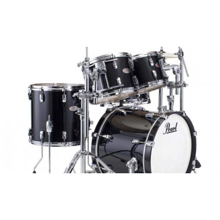 Set de bateria Hyper Rock 22" de 4 Piezas Pearl Reference RF924XEP-C103 en acabado Piano Black sin herrajes ni platos.