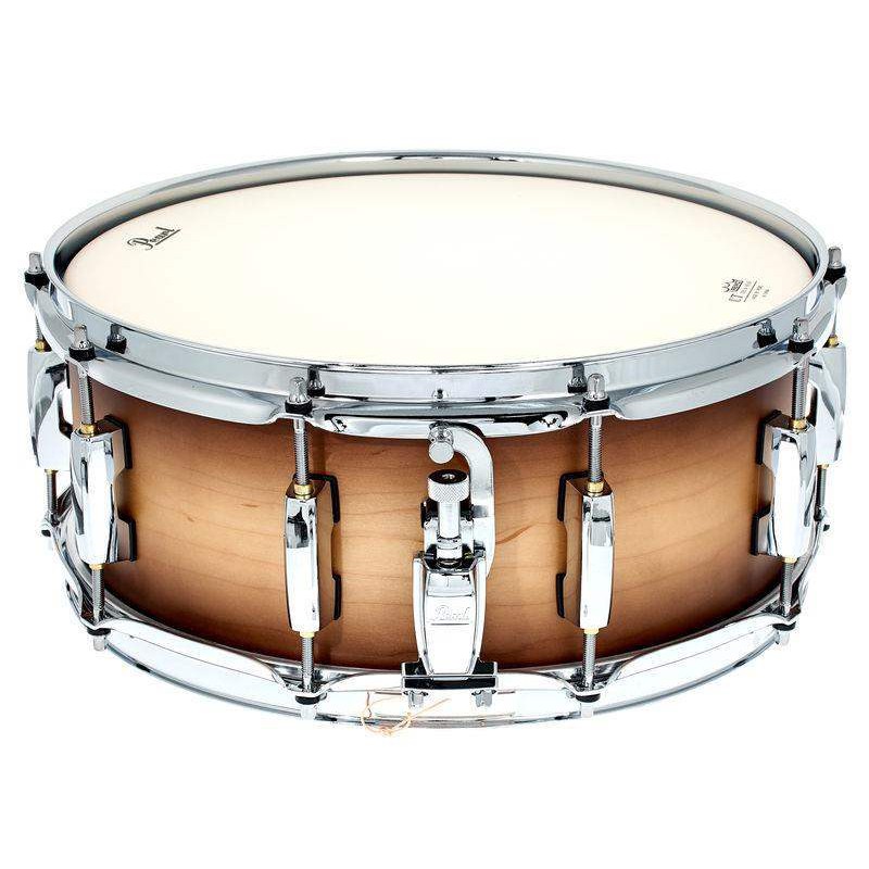 Caja Pearl de la serie Masters Maple Complete MCT1455S de 14 x 5,5" de 6 capas de Arce y Satin Natural Burst.