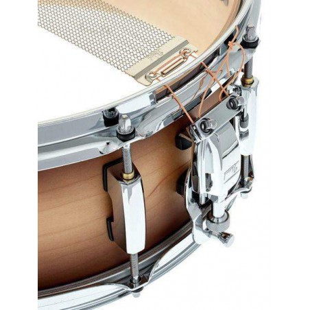 Caja Pearl de la serie Masters Maple Complete MCT1455S de 14 x 5,5" de 6 capas de Arce y Satin Natural Burst.