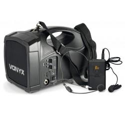 VONYX .ST012 Megafono con micro inalambrico UHF y bateria