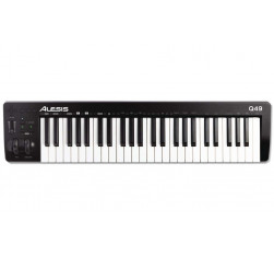 Teclado Controlador Alesis Q49 MKII con 49 teclas sensibles a la velocidad y de tamaño completo. 2