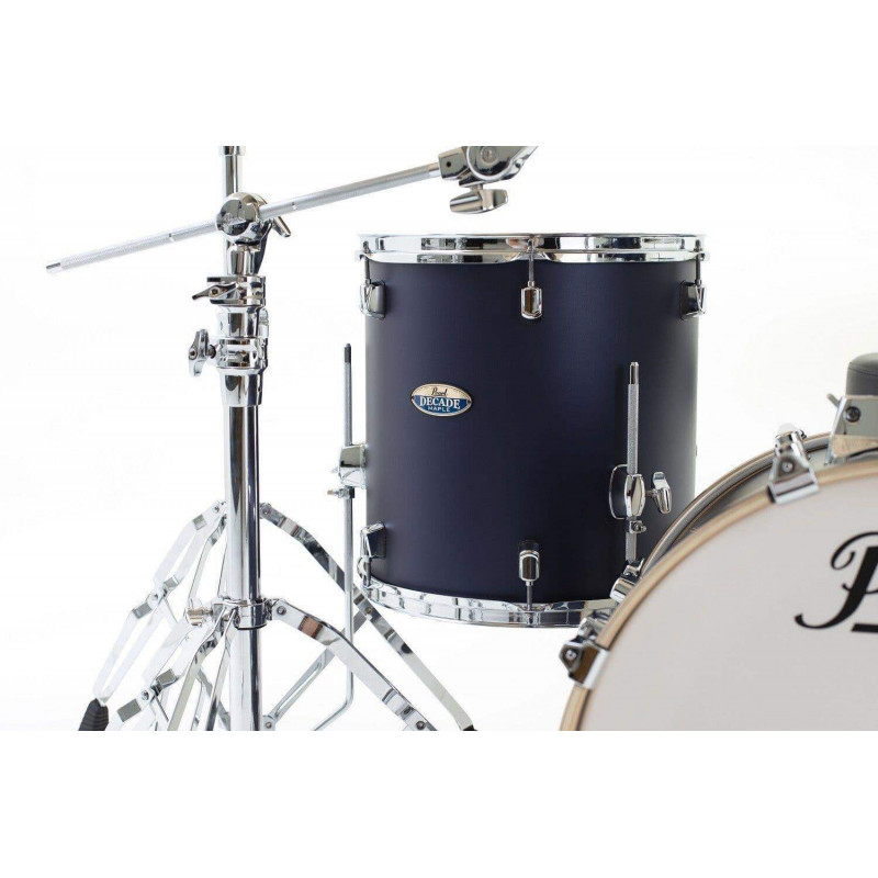Kit de Bateria Bebop Pearl DMP Decade Maple DMP984-C207 de 4 piezas, con Herrajes y acabado Ultramarine Velvet.
