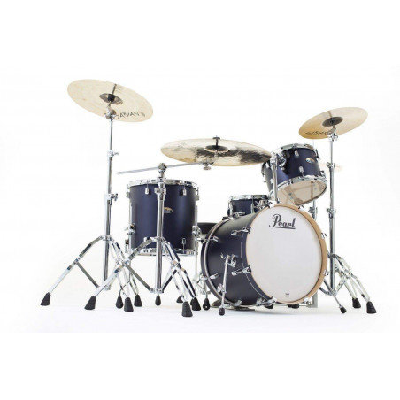 Kit de Bateria Bebop Pearl DMP Decade Maple DMP984-C207 de 4 piezas, con Herrajes y acabado Ultramarine Velvet.