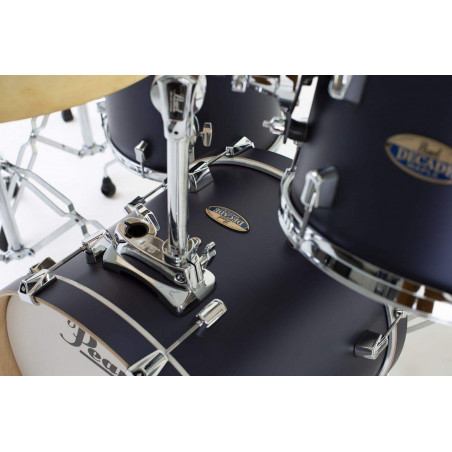 Kit de Bateria Bebop Pearl DMP Decade Maple DMP984-C207 de 4 piezas, con Herrajes y acabado Ultramarine Velvet.