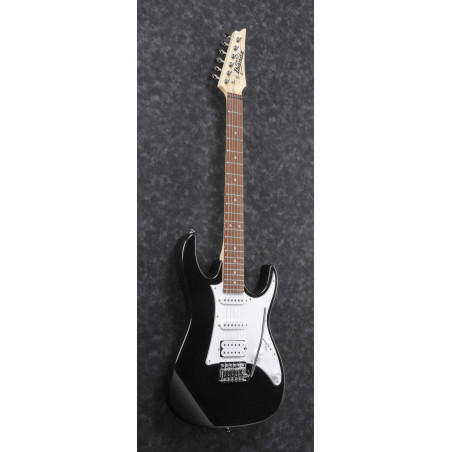Guitarra Eléctrica Ibanez GRX40-BKN con cuerpo de álamo, mástil GRX de arce, pastillas Infinity y acabado Black Night. Guitarra Eléctrica Ibanez GRX40-BKN con cuerpo de álamo, mástil GRX de arce, pastillas Infinity y acabado Black Night.