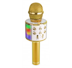 KM15G Micro Karaoke BT/MP3 LED Dorado
                                