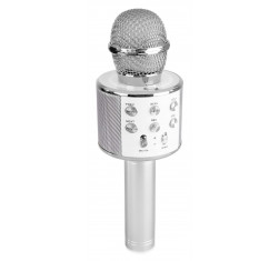 KM01S Micro Karaoke BT/MP3 Plateado
                                