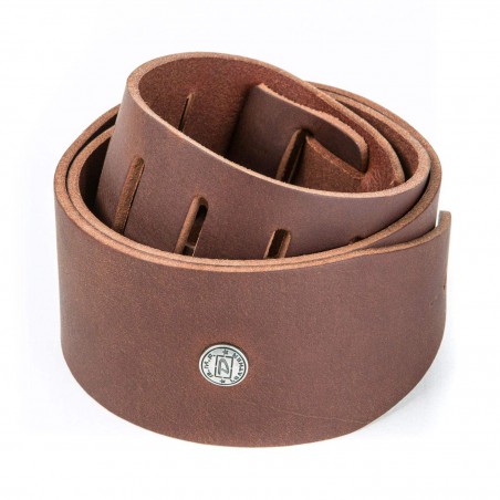 Correa para Guitarra o Bajo de Piel Marrón Dunlop BMF-13BR.