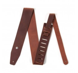 Correa para Guitarra o Bajo de Piel Marrón Dunlop BMF-13BR. 2