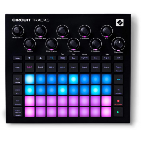 Novation CIRCUIT TRACKS Groove Box 32 Pads