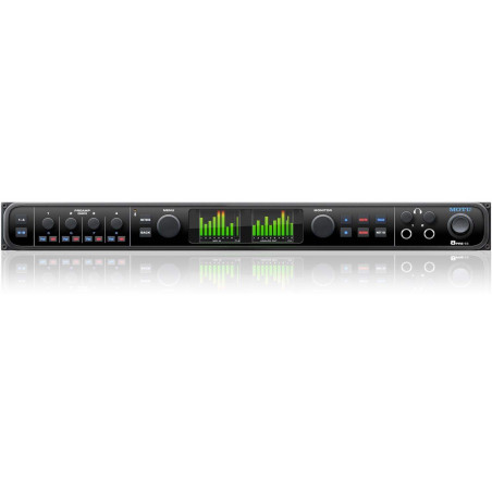 Interface de audio USB Motu 8PRE ES con conversores de A/D ESS Sabre32 DAC y dos pantallas a todo color. Interface de audio USB Motu 8PRE ES con conversores de A/D ESS Sabre32 DAC y dos pantallas a todo color.