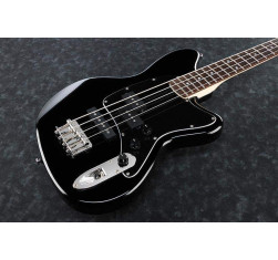 Bajo eléctrico Ibanez TMB30-BK de escala corta de 30", acabado en negro, con cuerpo de caoba y Pastillas Dynamix P/J. 2