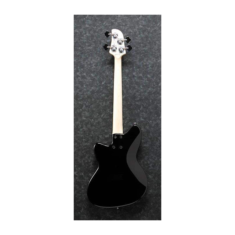 Bajo eléctrico Ibanez TMB30-BK de escala corta de 30", acabado en negro, con cuerpo de caoba y Pastillas Dynamix P/J.