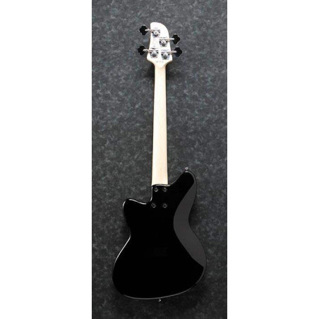 Bajo eléctrico Ibanez TMB30-BK de escala corta de 30", acabado en negro, con cuerpo de caoba y Pastillas Dynamix P/J.