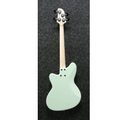 Bajo eléctrico Ibanez TMB30-BK de escala corta de 30", con cuerpo de caoba y Pastillas Dynamix P/J y acabado Mint Green. 2