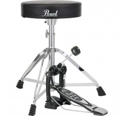 Hardware Pack Pearl HWP-DP53 que incluye un sillín de bateria Pearl D-50 y un Pedal de Bombo sencillo P-530.