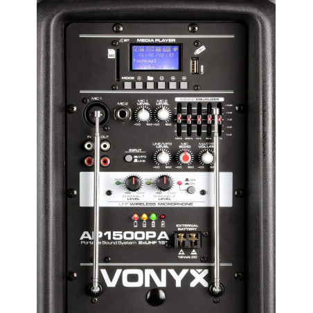 Compra AP1500PA BT,UHF M+BP online | MusicSales