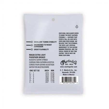 comprar JUEGO ACÚSTICA AUTHENTIC SP PHOSPHOR BRONZE 92/8 EXTRA LIGHT 10-47.