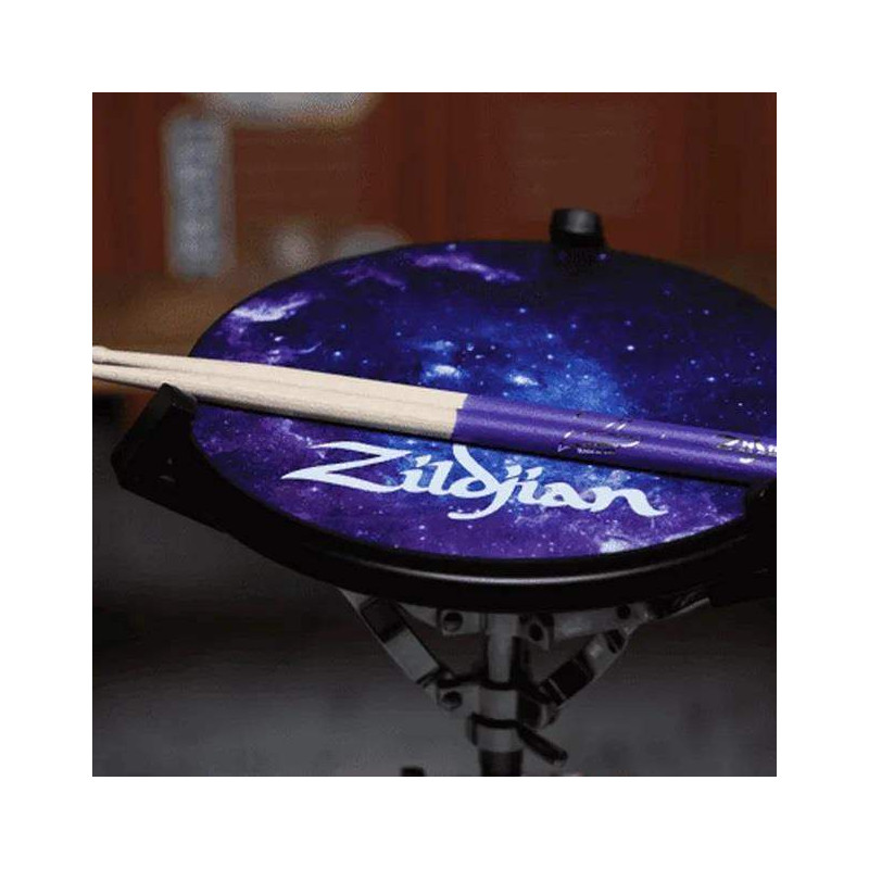 Pad de Prácticas de 6" Zildjian Galaxy proporciona una excelente respuesta para aprender la técnica de la batería.