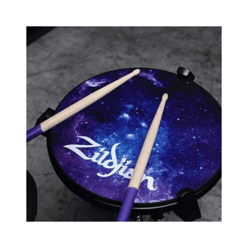 Pad de Prácticas de 6" Zildjian Galaxy proporciona una excelente respuesta para aprender la técnica de la batería.