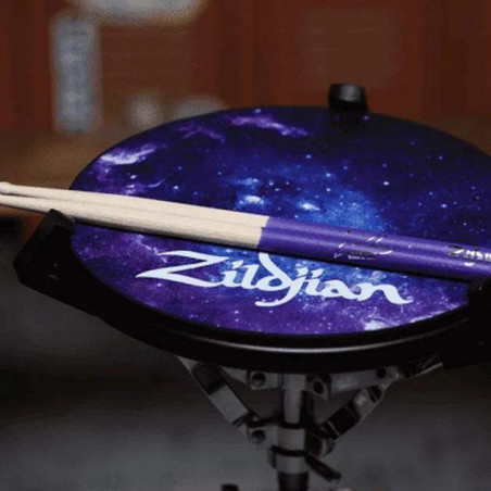 Pad de Prácticas de 12" Zildjian Galaxy proporciona una excelente respuesta para aprender la técnica de la batería.