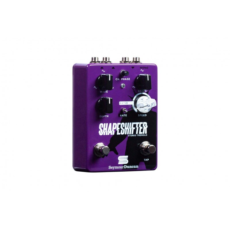 Pedal Seymour Duncan Shape Shifter Tremolo con emuchos efectos, desde los más clásicos a los más extremos.