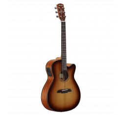Guitarra Electroacústica Alvarez AF60CESHB Artist tipo Folk con tapa maciza de abeto grado A+ y mástil de caoba.