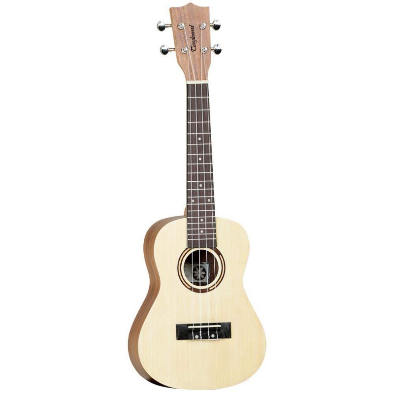 comprar Ukelele concierto Tanglewood TWT9 con tapa de Picea, aros y fondo de Koa y acabado natural brillo.