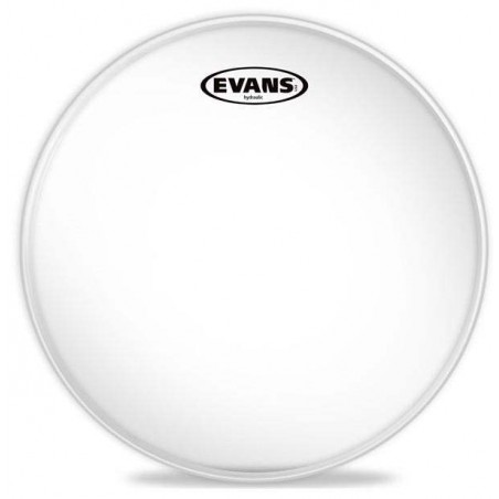 Parche de tom batidor Evans Hydraulic Glass TT16HG de 16" de Aceite transparente fabricado con dos finas capas.