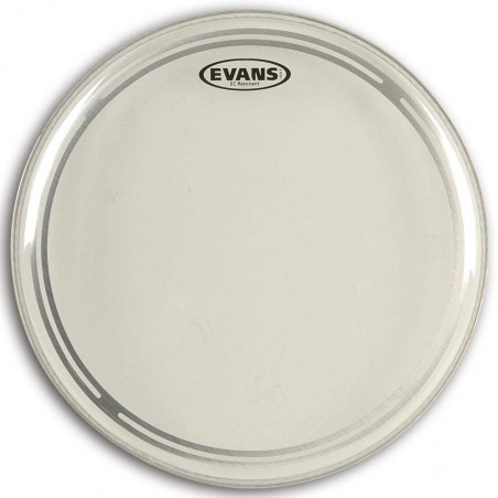 Parche Evans EC Resonant para tom de 8" TT08ECR fabricado de una capa de 10mil con superficie ultra transparente.