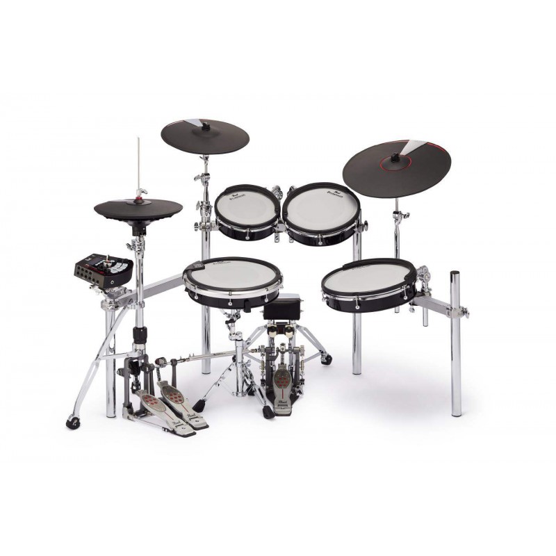 Batería Eléctrónica Pearl E-Merge EM-53T con un pad electrónico para el bombo.